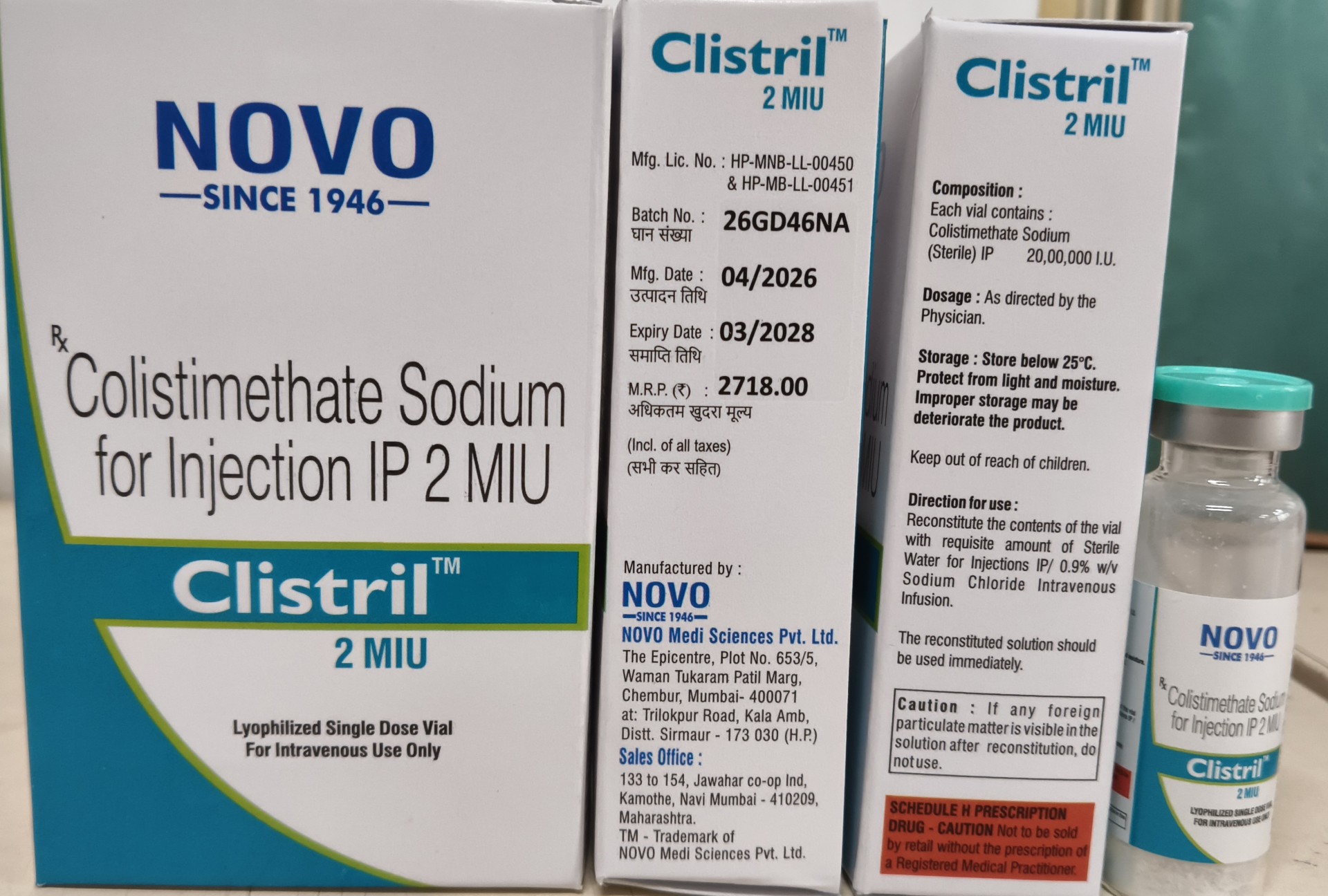 CLISTRIL 2MIU